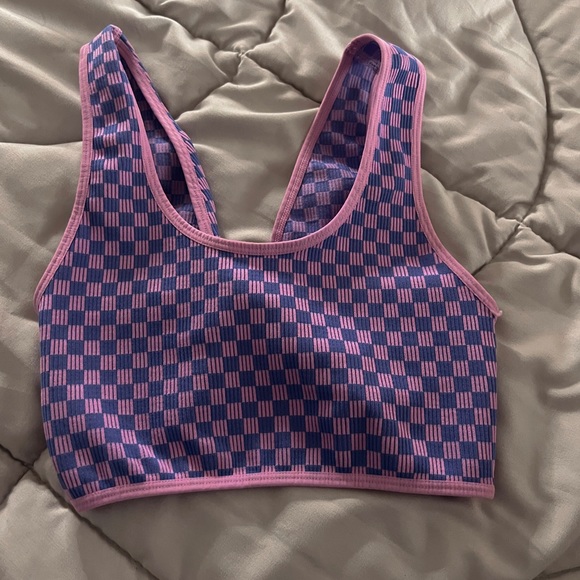 pink and purple reversible tank top!! size XS. - Picture 2 of 2